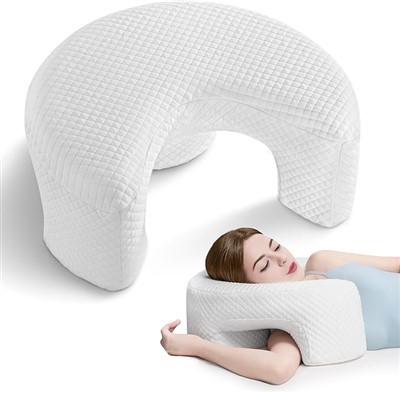 Pernă de dormit laterală ergonomică cu găuri pentru brațe