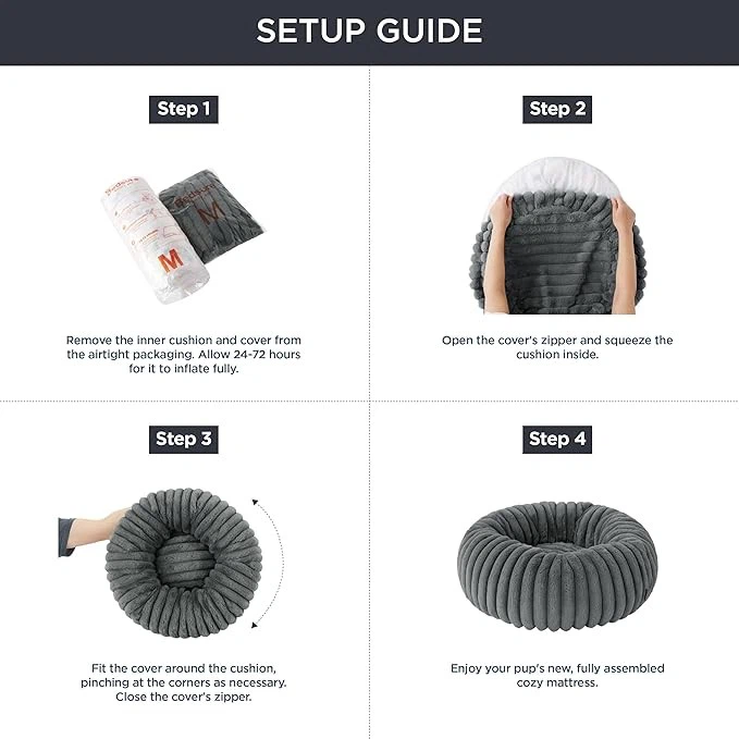 Washable Round Pet Bed – Wholesale Factory Supply price